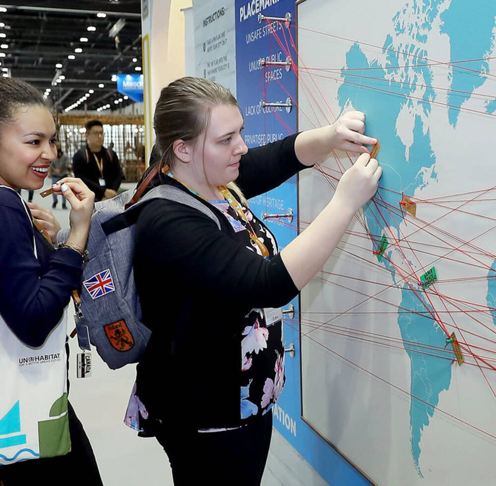 UN-Habitat WUF10 Expo area Abu Dhabi 2020