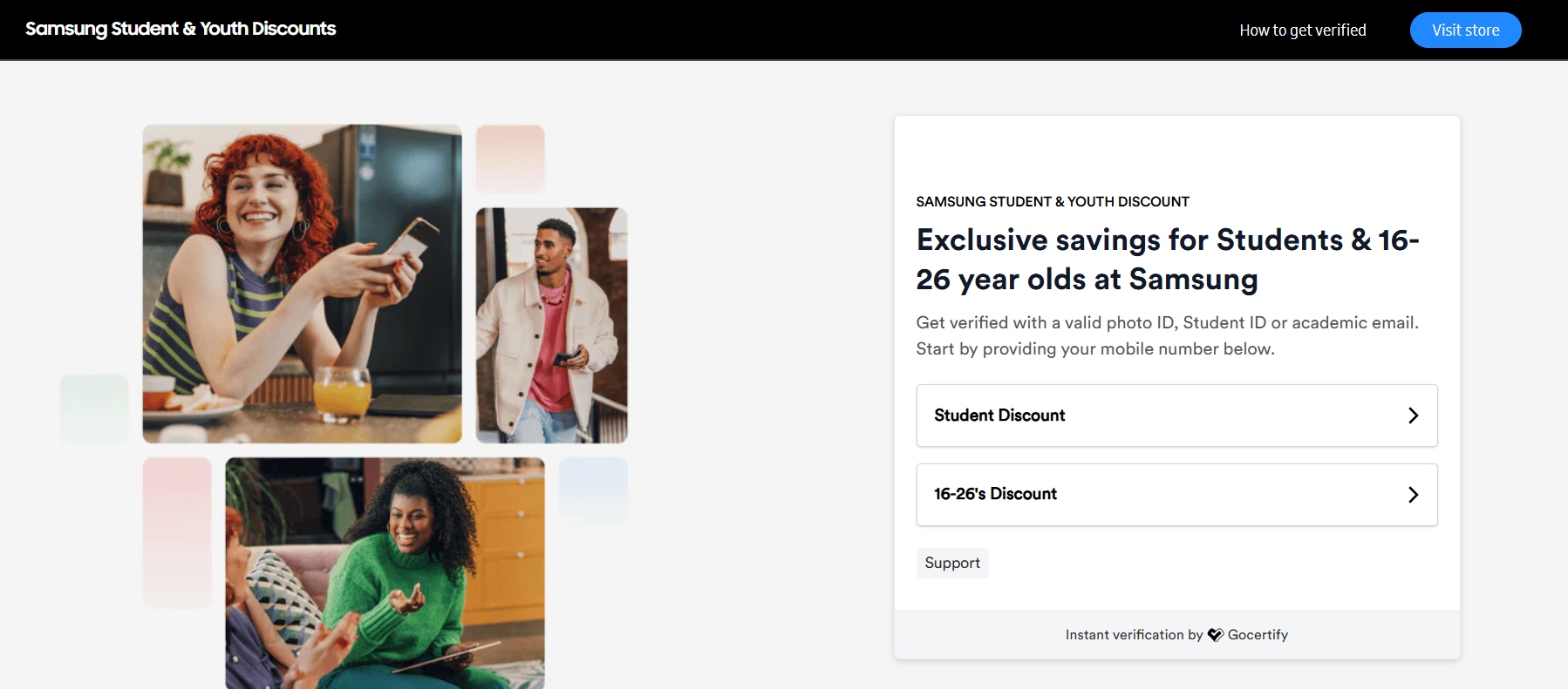 Samsung student discount
